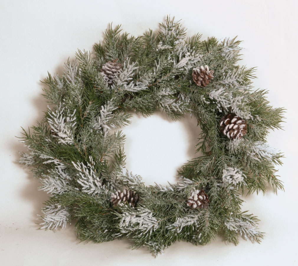 Pine Wreath With Cone