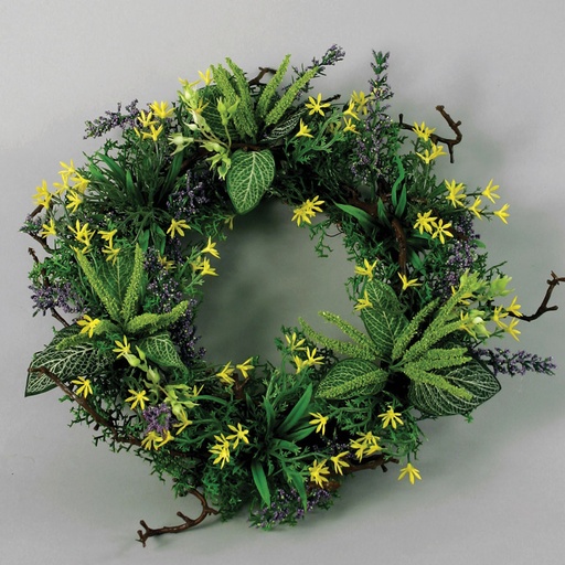 [5035] mixed flower wreath 