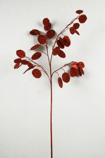 [7019] silver dollar spray red 