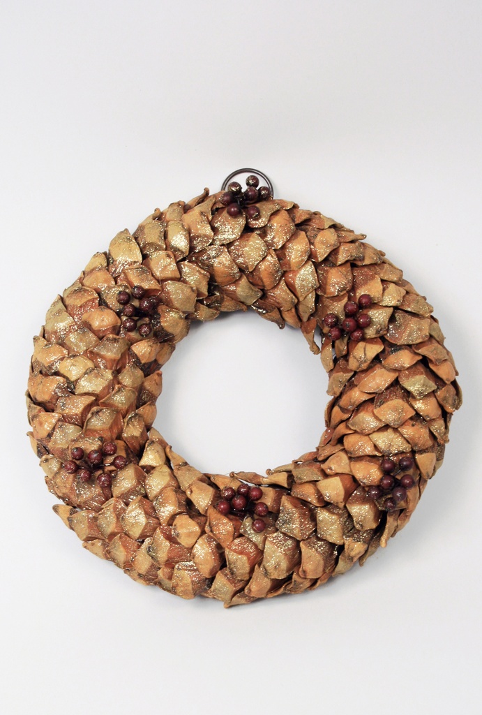 pine cone wreath 