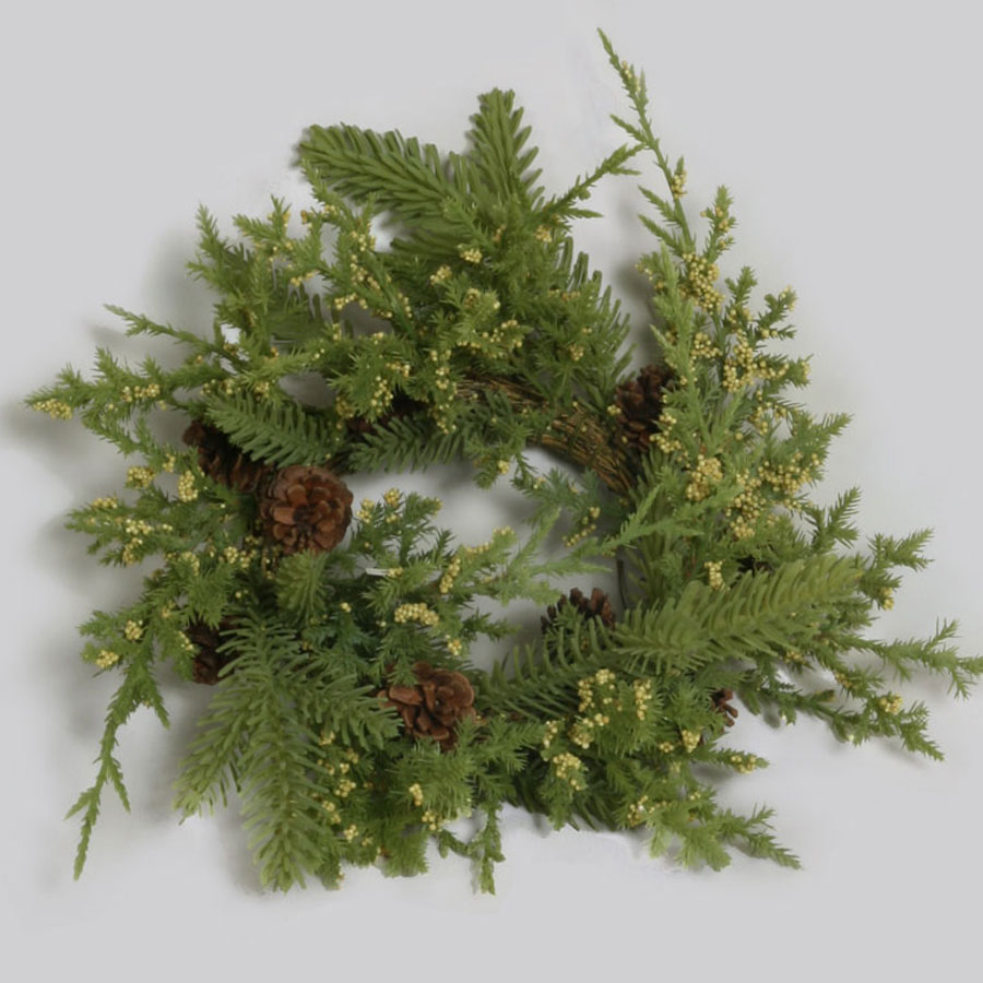 juniper pine wreath 