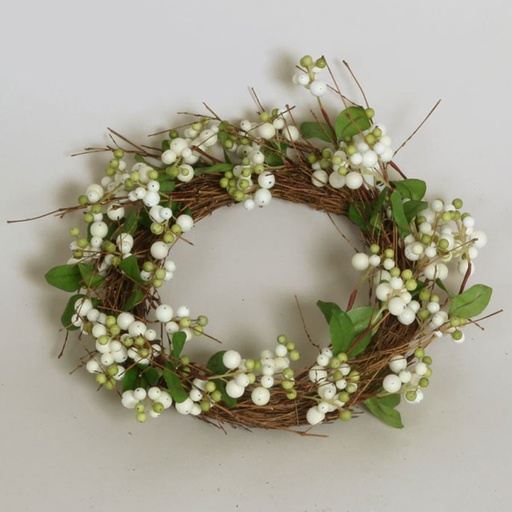 [4074] berry wreath cream 