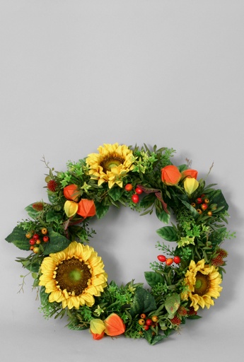 [5403] sunflower wreath 
